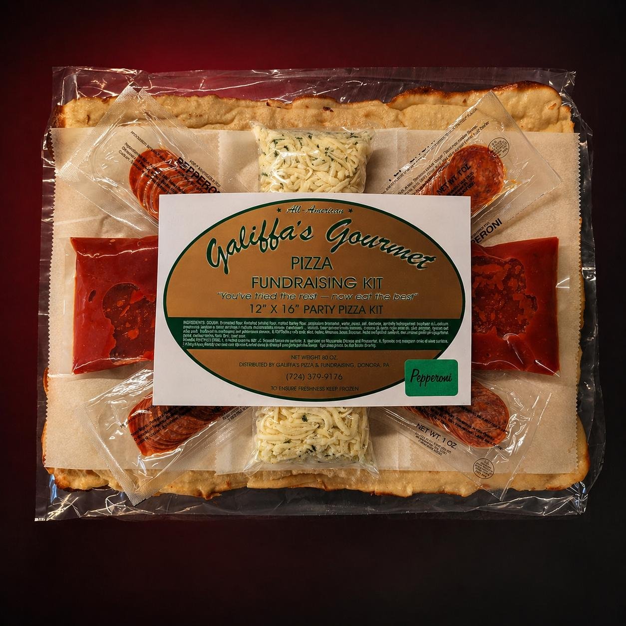 Galiffa's pizza kits for fundraising