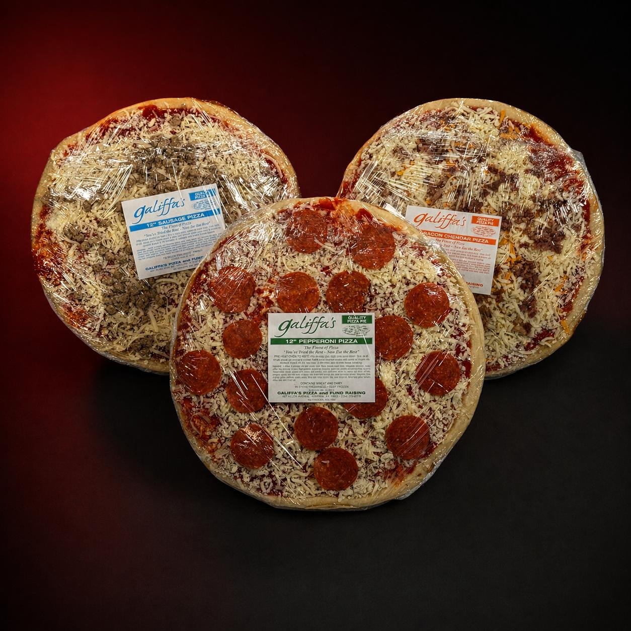 Galiffa's readymade pizzas for fundraising